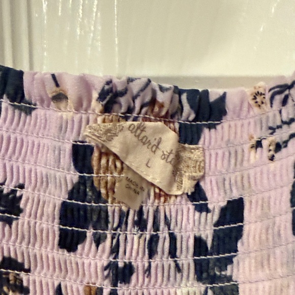 Altar’d State Floral Maxi Dress with off the shoulder straps L NWOT - Picture 5 of 7